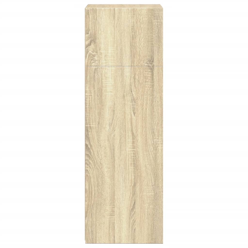 Hoge kast 45x41x124 cm bewerkt hout sonoma eikenkleurig