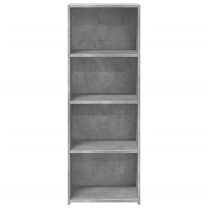 Hoge kast 45x41x124 cm bewerkt hout betongrijs