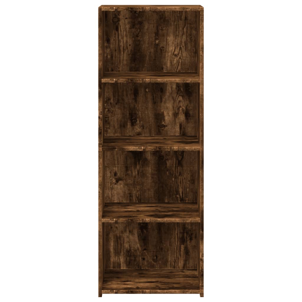 Hoge kast 45x41x124 cm bewerkt hout gerookt eikenkleurig