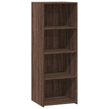 Hoge kast 45x41x124 cm bewerkt hout bruin eikenkleurig