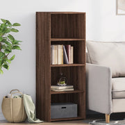 Hoge kast 45x41x124 cm bewerkt hout bruin