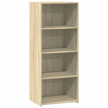 Hoge kast 50x41x124 cm bewerkt hout sonoma eikenkleurig