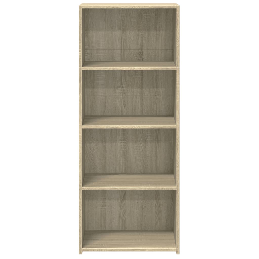 Hoge kast 50x41x124 cm bewerkt hout sonoma eikenkleurig