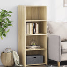 Tall cabinet 50x41x124 cm engineered wood Sonoma oak finish