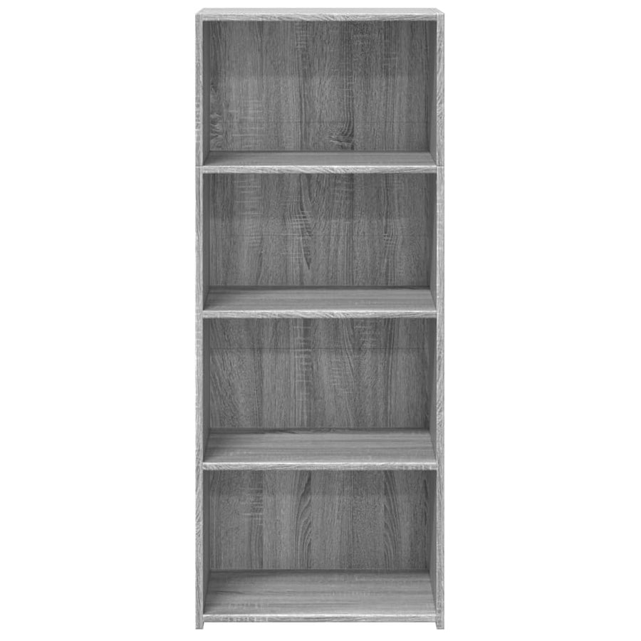 Hoge kast 50x41x124 cm bewerkt hout grijs sonoma eikenkleurig