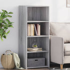 Hoge kast 50x41x124 cm grijs sonoma eiken