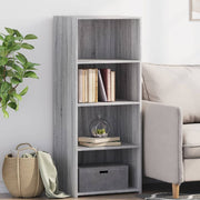 Hoge kast 50x41x124 cm grijs sonoma eiken