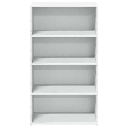Hoge kast 70x41x124 cm bewerkt hout wit