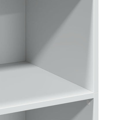 Hoge kast 70x41x124 cm bewerkt hout wit