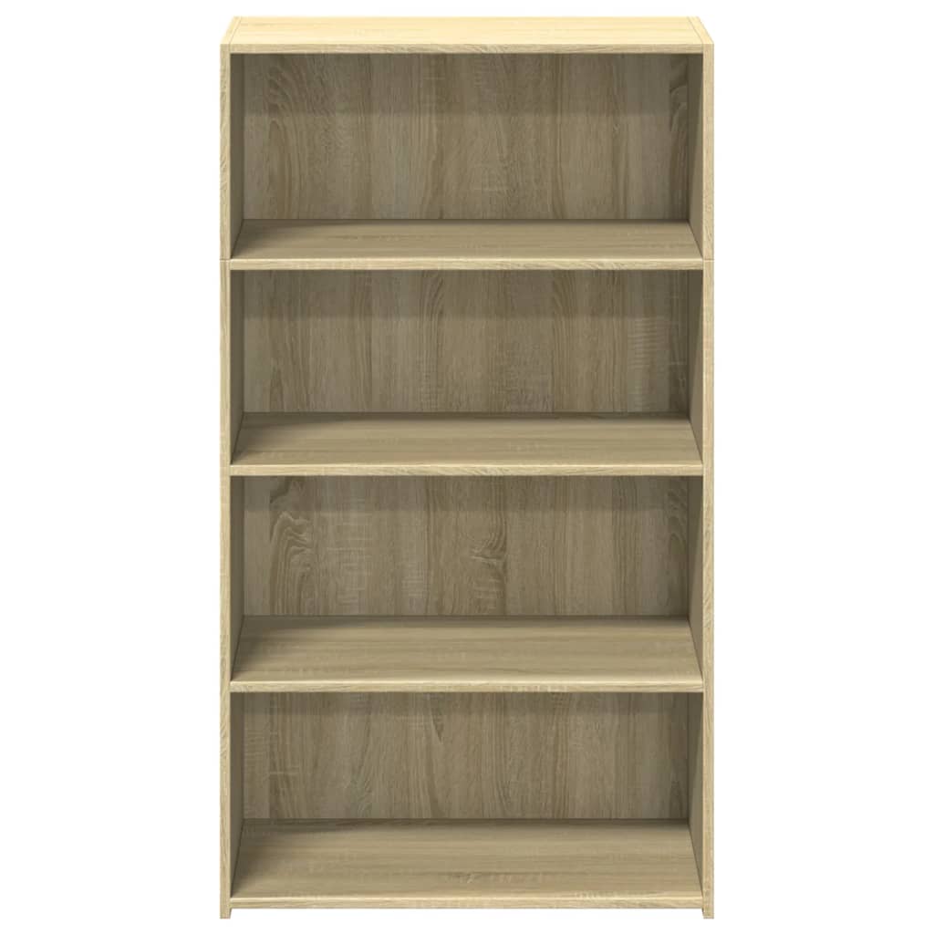 Hoge kast 70x41x124 cm bewerkt hout sonoma eikenkleurig