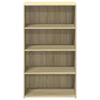 Hoge kast 70x41x124 cm bewerkt hout sonoma eikenkleurig