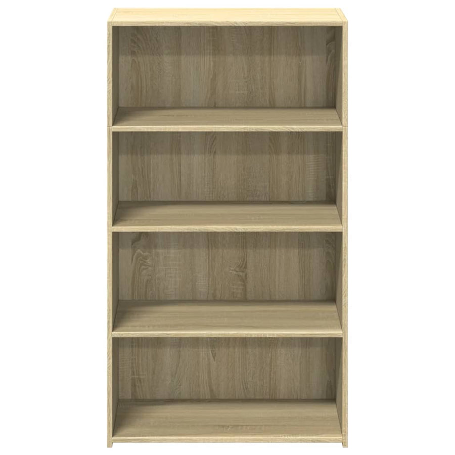 Hoge kast 70x41x124 cm bewerkt hout sonoma eikenkleurig