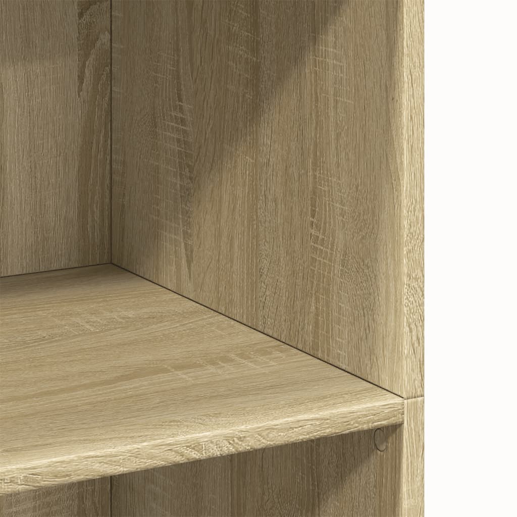 Hoge kast 70x41x124 cm bewerkt hout sonoma eikenkleurig