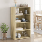 High cabinet 70x41x124 cm engineered wood Sonoma oak-coloured