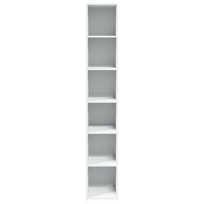 Hoge Kast 30X41X185 Cm Bewerkt Hout Wit