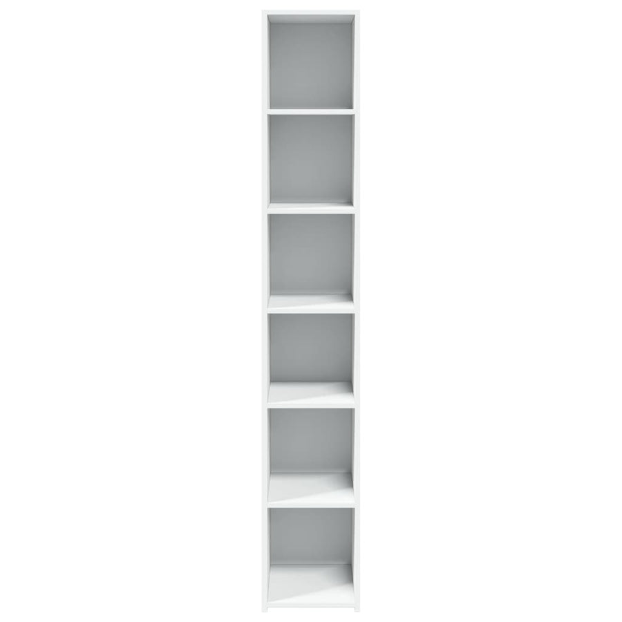 Hoge Kast 30X41X185 Cm Bewerkt Hout Wit
