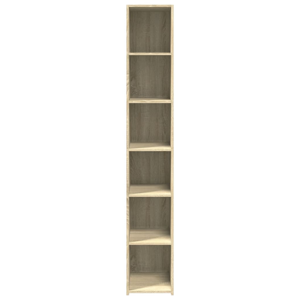 Hoge Kast 30X41X185 Cm Bewerkt Hout Kleurig Sonoma eiken