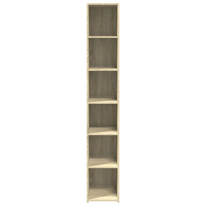 Hoge Kast 30X41X185 Cm Bewerkt Hout Kleurig Sonoma eiken