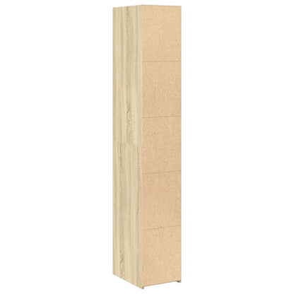 Hoge Kast 30X41X185 Cm Bewerkt Hout Kleurig Sonoma eiken
