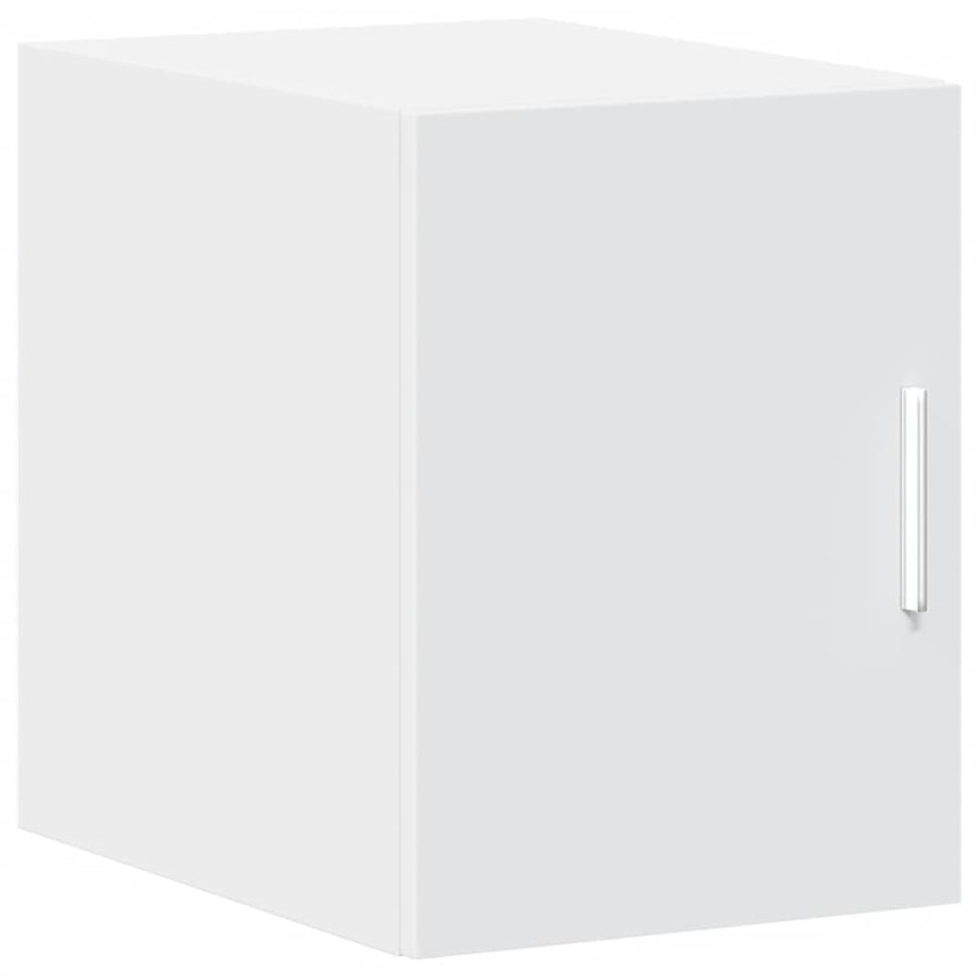 Opbergkast smal 30x42,5x225 cm bewerkt hout wit