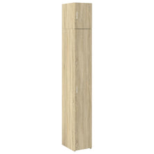 Opbergkast smal 30x42,5x225 cm bewerkt hout sonoma eikenkleurig