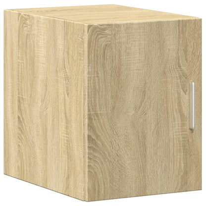 Opbergkast smal 30x42,5x225 cm bewerkt hout sonoma eikenkleurig