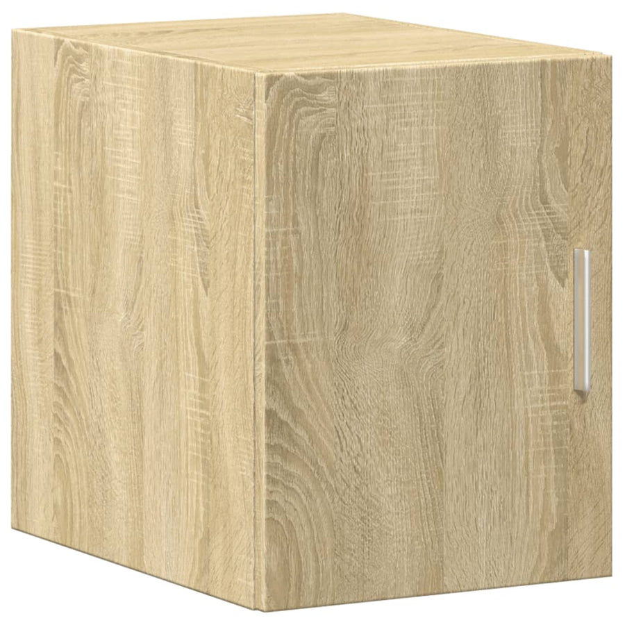 Opbergkast smal 30x42,5x225 cm bewerkt hout sonoma eikenkleurig