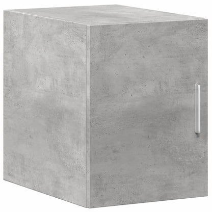 Opbergkast smal 30x42,5x225 cm bewerkt hout betongrijs