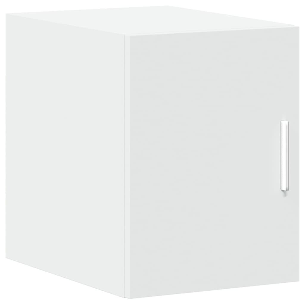 Opbergkast smal 30x42,5x225 cm bewerkt hout wit