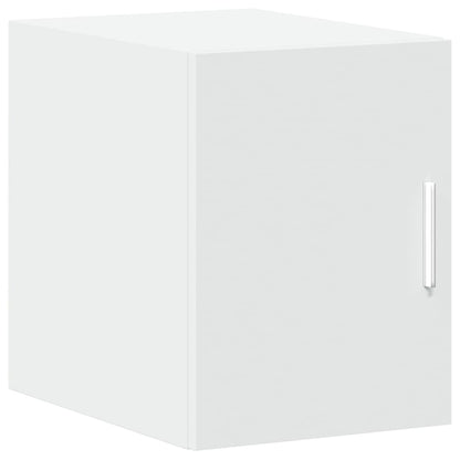 Opbergkast smal 30x42,5x225 cm bewerkt hout wit