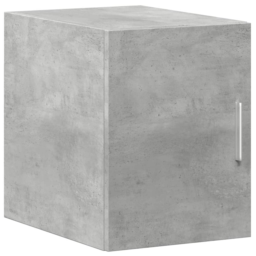 Opbergkast smal 30x42,5x225 cm bewerkt hout betongrijs