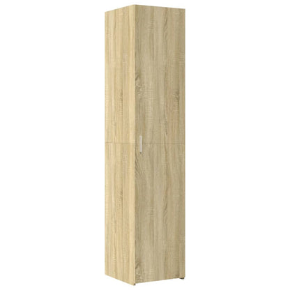 Opbergkast Smal 40X42,5X225 Cm Bewerkt Hout Kleurig Sonoma eiken