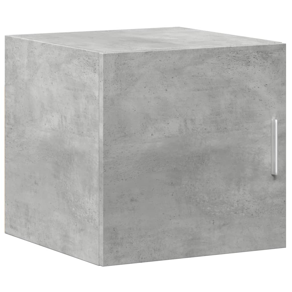 Opbergkast Smal 40X42,5X225 Cm Bewerkt Hout 1 40 x 42.5 x 225 cm Betongrijs
