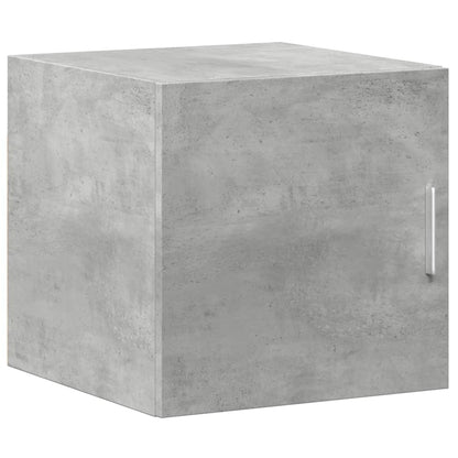 Opbergkast Smal 40X42,5X225 Cm Bewerkt Hout 1 40 x 42.5 x 225 cm Betongrijs