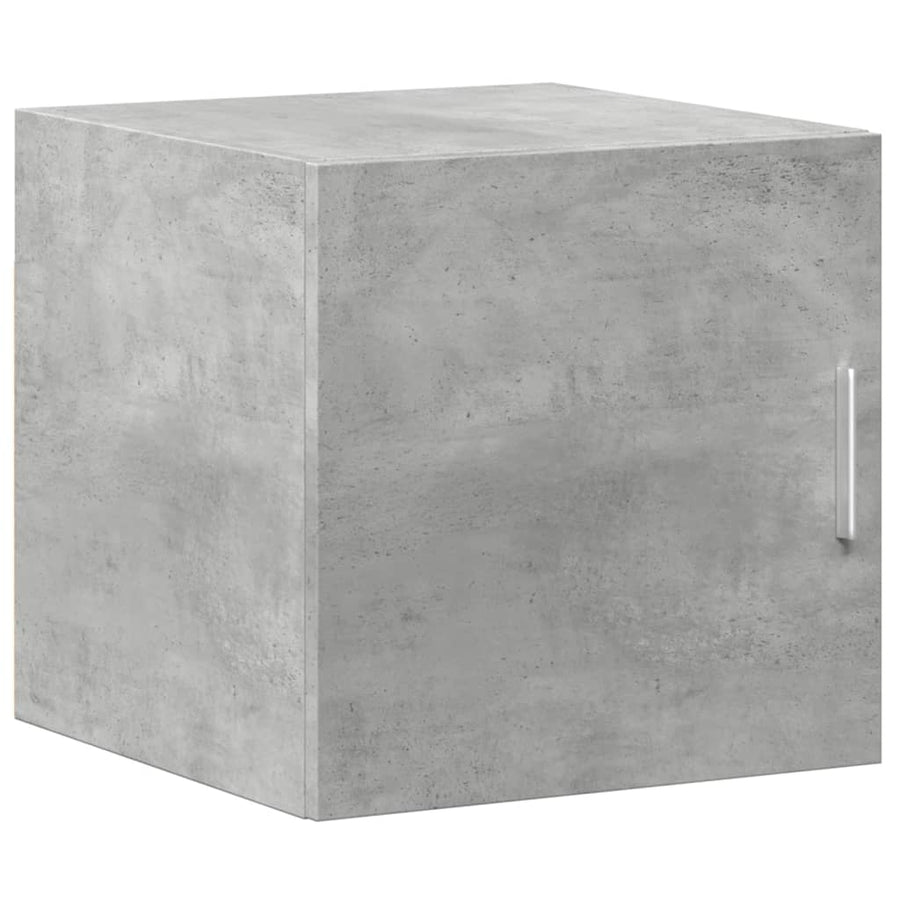 Opbergkast Smal 40X42,5X225 Cm Bewerkt Hout 1 40 x 42.5 x 225 cm Betongrijs