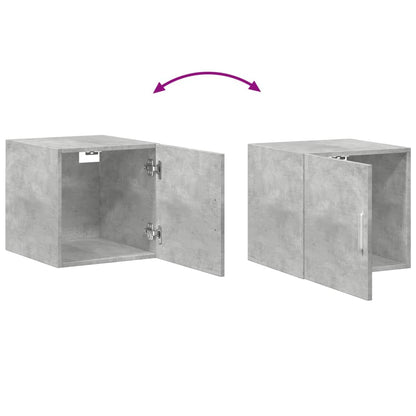 Opbergkast Smal 40X42,5X225 Cm Bewerkt Hout 1 40 x 42.5 x 225 cm Betongrijs