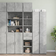 Opbergkast smal 40x42,5x225 cm bewerkt hout
