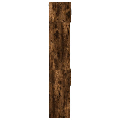 Opbergkast Smal 40X42,5X225 Cm Bewerkt Hout Kleur 1