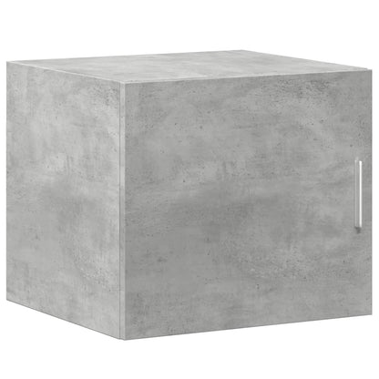 Opbergkast smal 45x42,5x225 cm bewerkt hout betongrijs