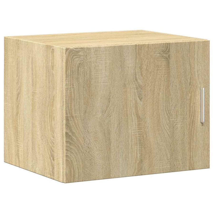 Opbergkast Smal 50X42,5X225 Cm Bewerkt Hout Kleurig Sonoma eiken