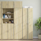 Opbergkast 50x42,5x225 cm bewerkt hout sonoma eiken