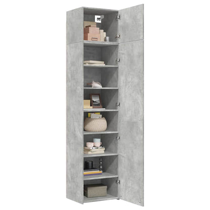 Opbergkast Smal 50X42,5X225 Cm Bewerkt Hout 1
