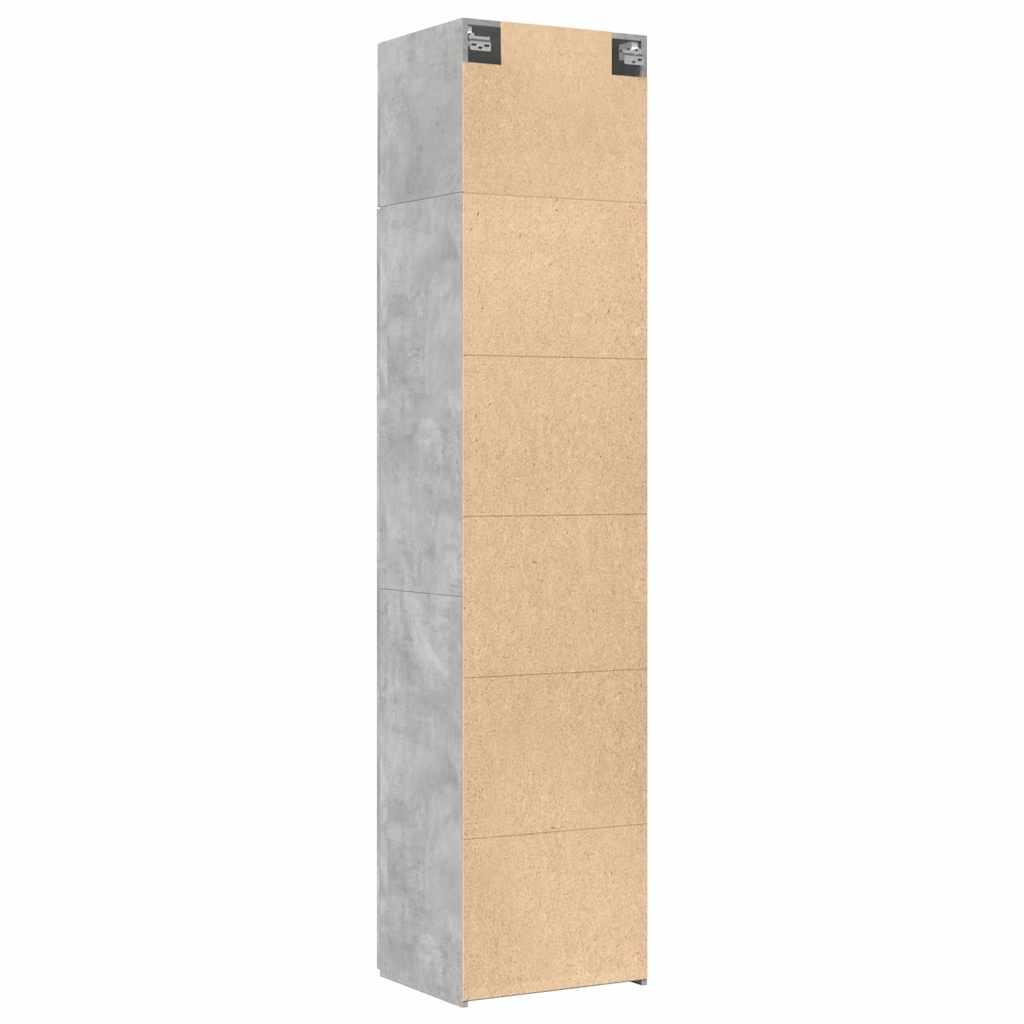 Opbergkast Smal 50X42,5X225 Cm Bewerkt Hout 1