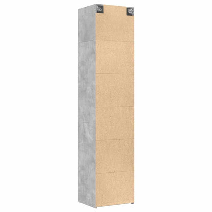 Opbergkast Smal 50X42,5X225 Cm Bewerkt Hout 1