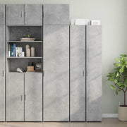 Opbergkast 50x42,5x225 cm grijs bewerkt hout