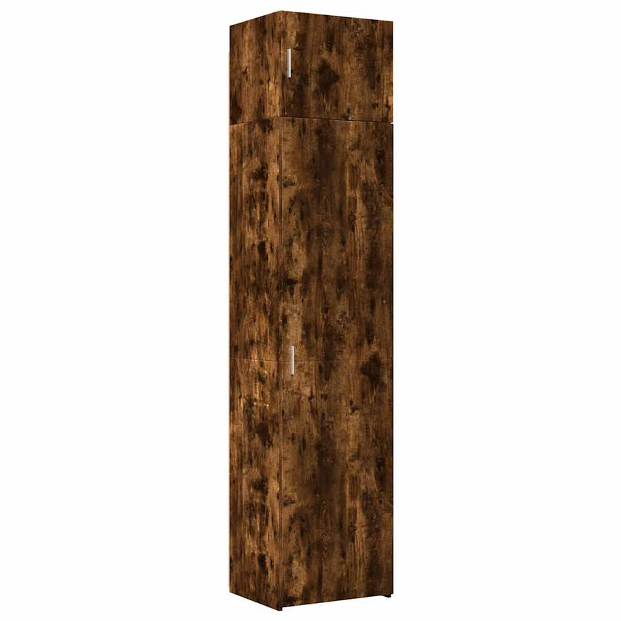 Opbergkast Smal 50X42,5X225 Cm Bewerkt Hout Kleur 1