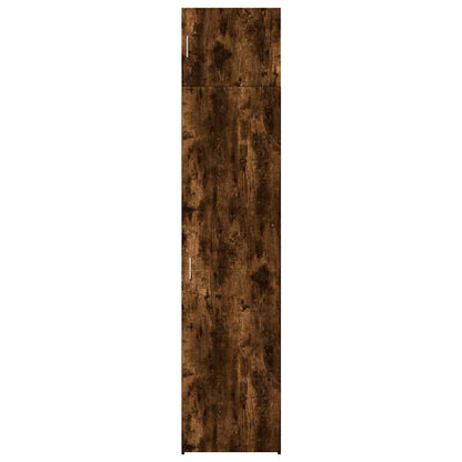 Opbergkast Smal 50X42,5X225 Cm Bewerkt Hout Kleur 1