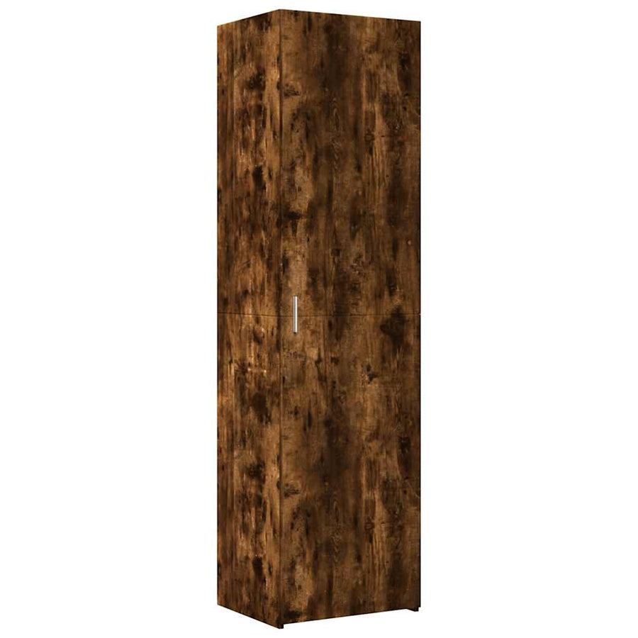 Opbergkast Smal 50X42,5X225 Cm Bewerkt Hout Kleur 1