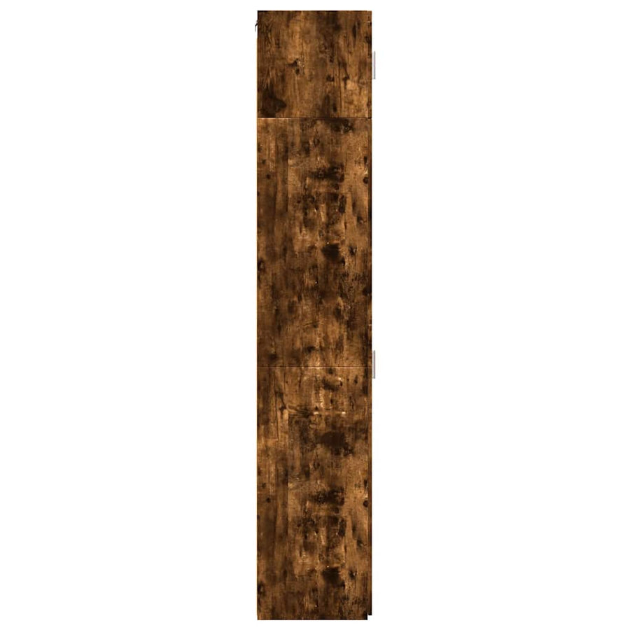Opbergkast Smal 50X42,5X225 Cm Bewerkt Hout Kleur 1