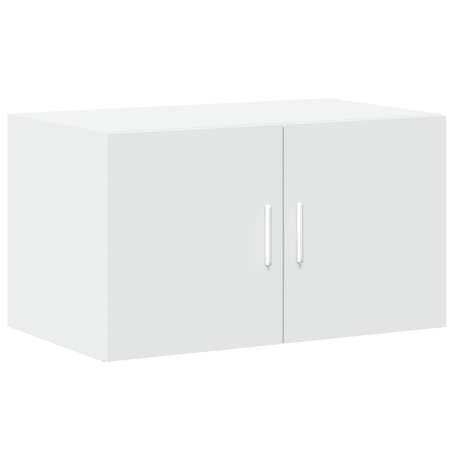 Opbergkast 70X42,5X225 Cm Bewerkt Hout Wit